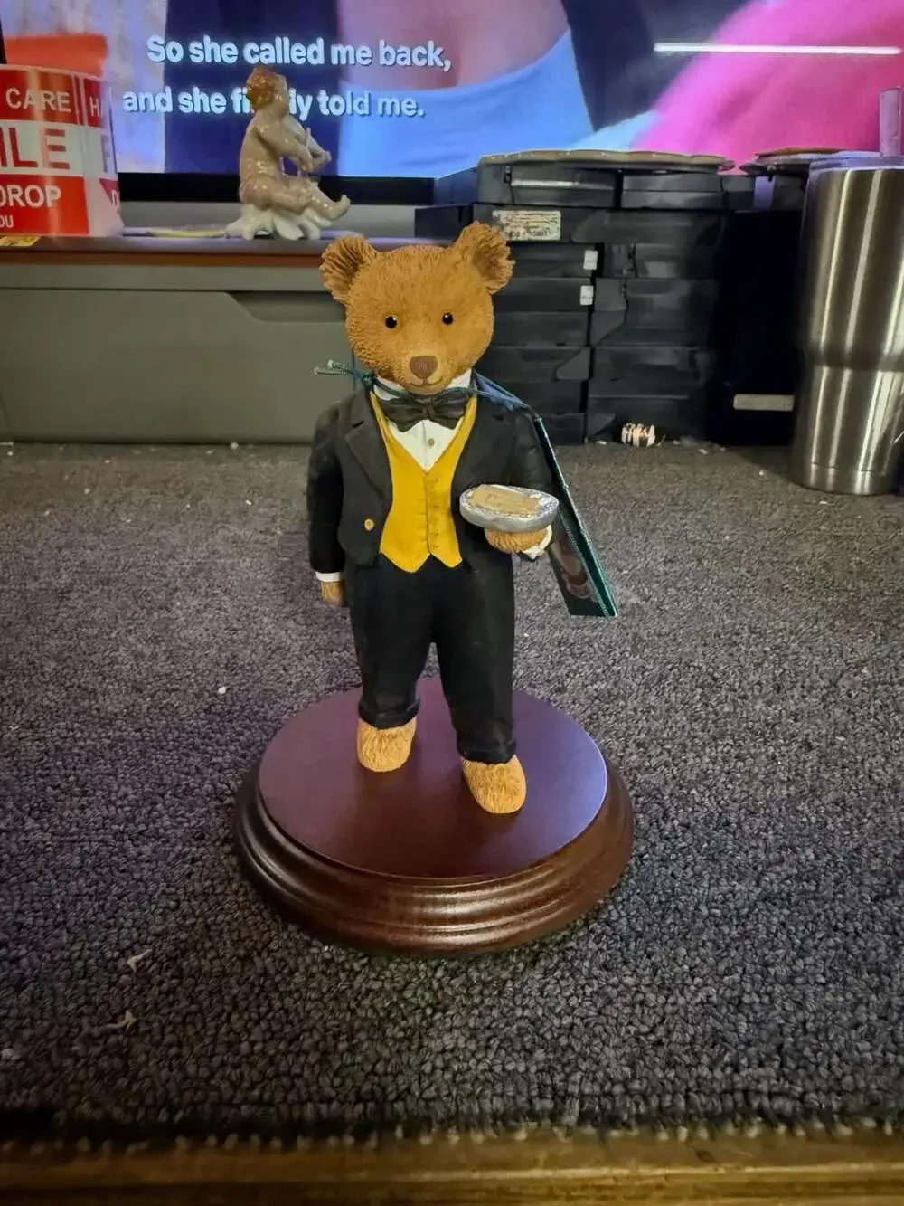 Department 56 The Upstairs Downstairs Bears Mr. Frederick The Butler Figurine